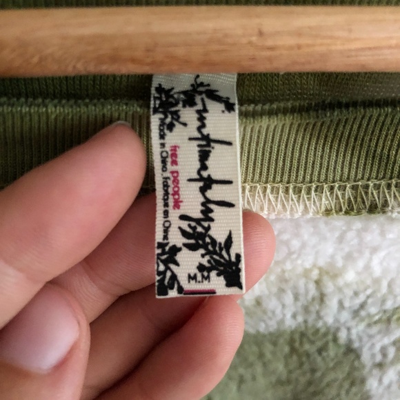 NWT Free People Kelly Washed Set Army Combo Medium - Picture 10 of 12